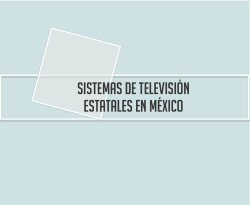 Directorio de TV estatal en México - Congreso del Estado de Baja