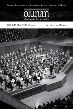 El Niño y la Música tErcEra tEMporada 2009 - Música UNAM