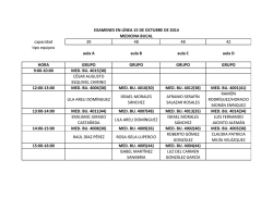 MEDICINA BUCAL capacidad 39 48 48 42 tipo equipos aula A aula