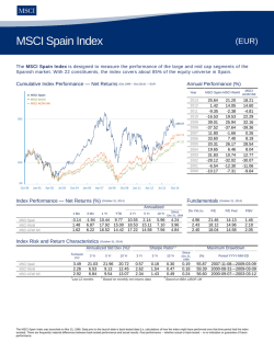 MSCI Spain Index