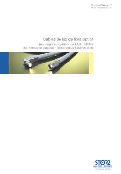 Cables de luz de fibra &oacute;ptica - Karl Storz
