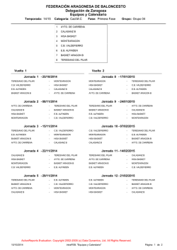 Cadete Masculino Nivel C G-4 - Federaci&oacute;n Aragonesa de Baloncesto