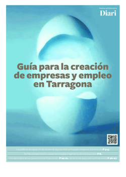 Guía para la creación de empresas y empleo en Tarragona Guía