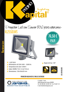 Proyector Led Exteriores