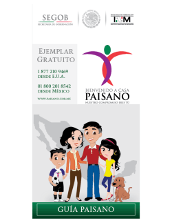 Guía Paisano - Programa Paisano