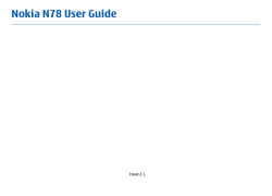 Nokia N78 User Guide - Microsoft