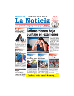 Version Digital - La Noticia - The Spanish-Language Newspaper