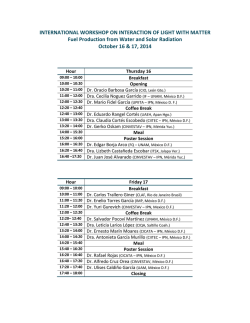 INTERNATIONAL WORKSHOP ON INTERACTION