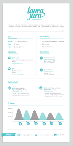 CV Ver PDF - Laura Jara - Diseñadora gráfica