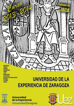 Ecolog&iacute;a y medio ambiente. - Universidad de Zaragoza