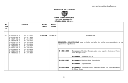 estado auto octubre 6 de 2014 - Corte Constitucional de Colombia