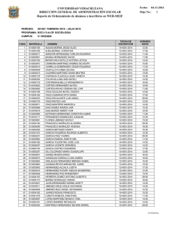 sociolog&iacute;a (abierto) - Universidad Veracruzana