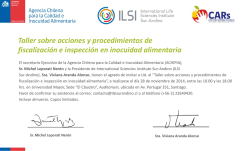 Taller para fiscalizadores en inocuidad alimentaria - ILSI Sur Andino