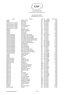 Lista de precios al 24 de octubre 2014 www - Sharibull