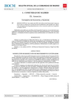 PDF (BOCM-20141023-17 -1 págs -78 Kbs) - Sede Electrónica del