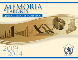 MEMORIA QUINQUENAL 2014-2.indd - Organismo Judicial