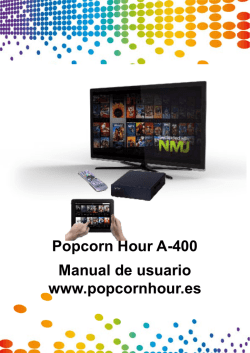 Popcorn Hour A-400 Manual de usuario www - OdosMedia