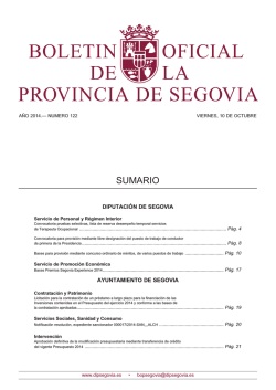 BOPSG10OCTUBRE:Maquetaci&oacute;n 1 - Diputaci&oacute;n de Segovia