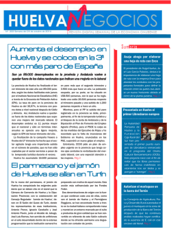 Aumenta el desempleo en Huelva y se coloca en la 3&ordf; con m&aacute;s paro