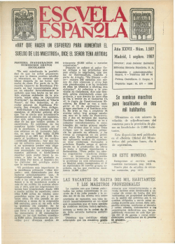 Escuela española - Año XXVII, núm. 1567, 1 de septiembre de 1967