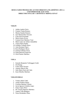 resultados de las pruebas de acceso 2014