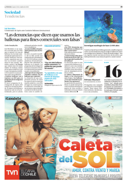 &ldquo;Las denuncias que dicen que usamos las ballenas para fines