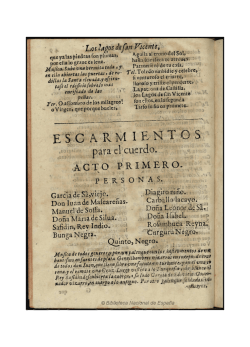 Escarmientos para el cuerdo - Biblioteca Virtual Miguel de Cervantes