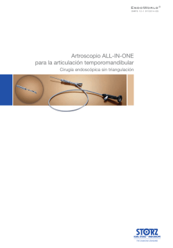 Arthroscopio para la articulación maxilar ALL-IN-ONE - Karl Storz