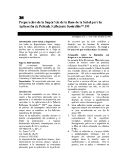 Preparación de la Superficie de la Base de la Señal para la - 3M