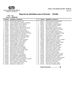 Derecho Aula: 412