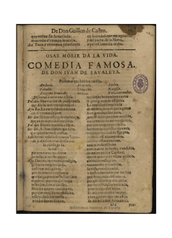 Osar morir da la vida - Biblioteca Virtual Miguel de Cervantes