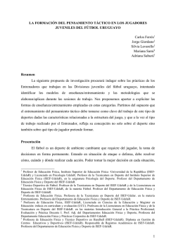 Trabajo Completo - Instituto Superior de Educación Física