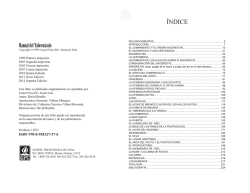 Manual del Tabernáculo - Senda de Vida