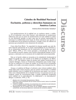 Exclusión, pobreza y derechos humanos en América Latina