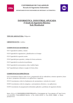 Guía docente - Universidad de Valladolid