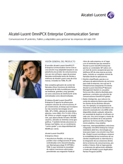 Alcatel-Lucent OmniPCX Enterprise Communication - grupo ib 360