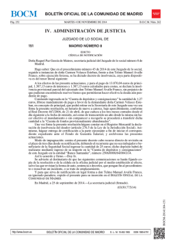 PDF (BOCM-20141104-151 -1 págs -73 Kbs) - Sede Electrónica del