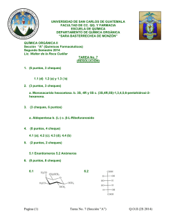 Pagina (1) Tarea No. 7 (Sección “A”) Q.O.II (2S 2014)