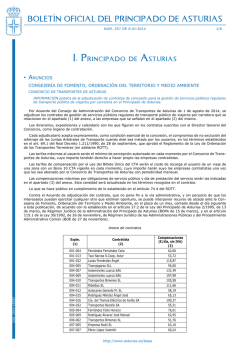 Bolet&iacute;n Oficial del Principado de Asturias