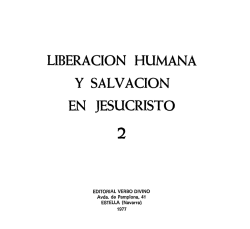 LIBERACION HUMANA Y SALVACION EN JESUCRISTO