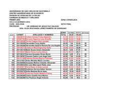 Notas - Centro Universitario de Occidente