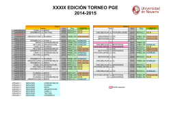Calendario PGE 2014-2015