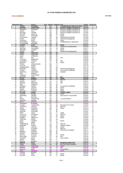 LE 10 KM VAUBAN de MAUBEUGE 2014 Page 1