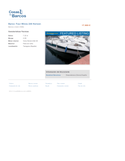 Descargar ficha (PDF) - Cosas De Barcos