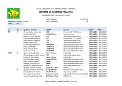 Informe de alumnos pasantes - EICO