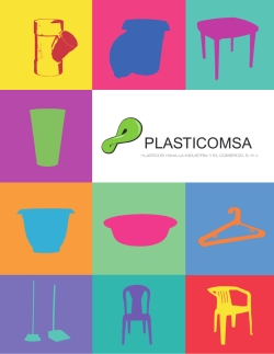 Descarga nuestro Catálogo 2014 - Plasticomsa