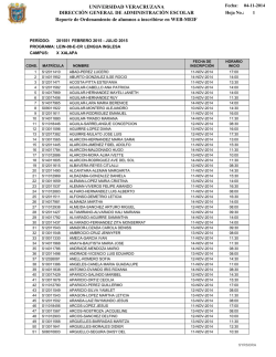 lengua inglesa - Universidad Veracruzana