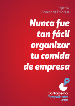 Especial Comida de Empresa - CartagenaPropuesta.com