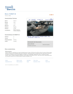 Barco: E-BOAT 22 - Cosas De Barcos