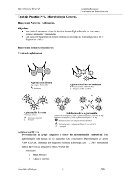 Trabajo practico de inmunologia - Analista - microbiologiaunsl